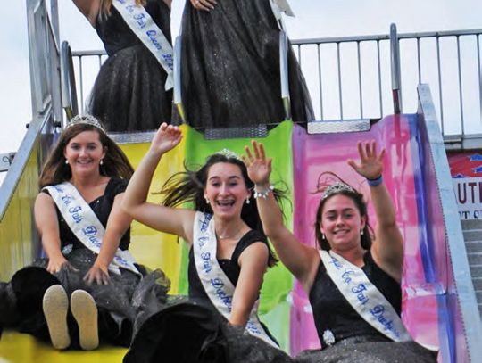 The Gillespie County Fair parade draws crowds up and down Main Street in Fredericksburg. Each year the fair coronates a Gillespie County Fair Queen and Court.