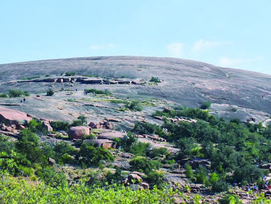 Enchanted Rock attracts thousands of hikers, campers and outdoor enthusiasts each year. — Standard-Radio Post/Reese Griffin