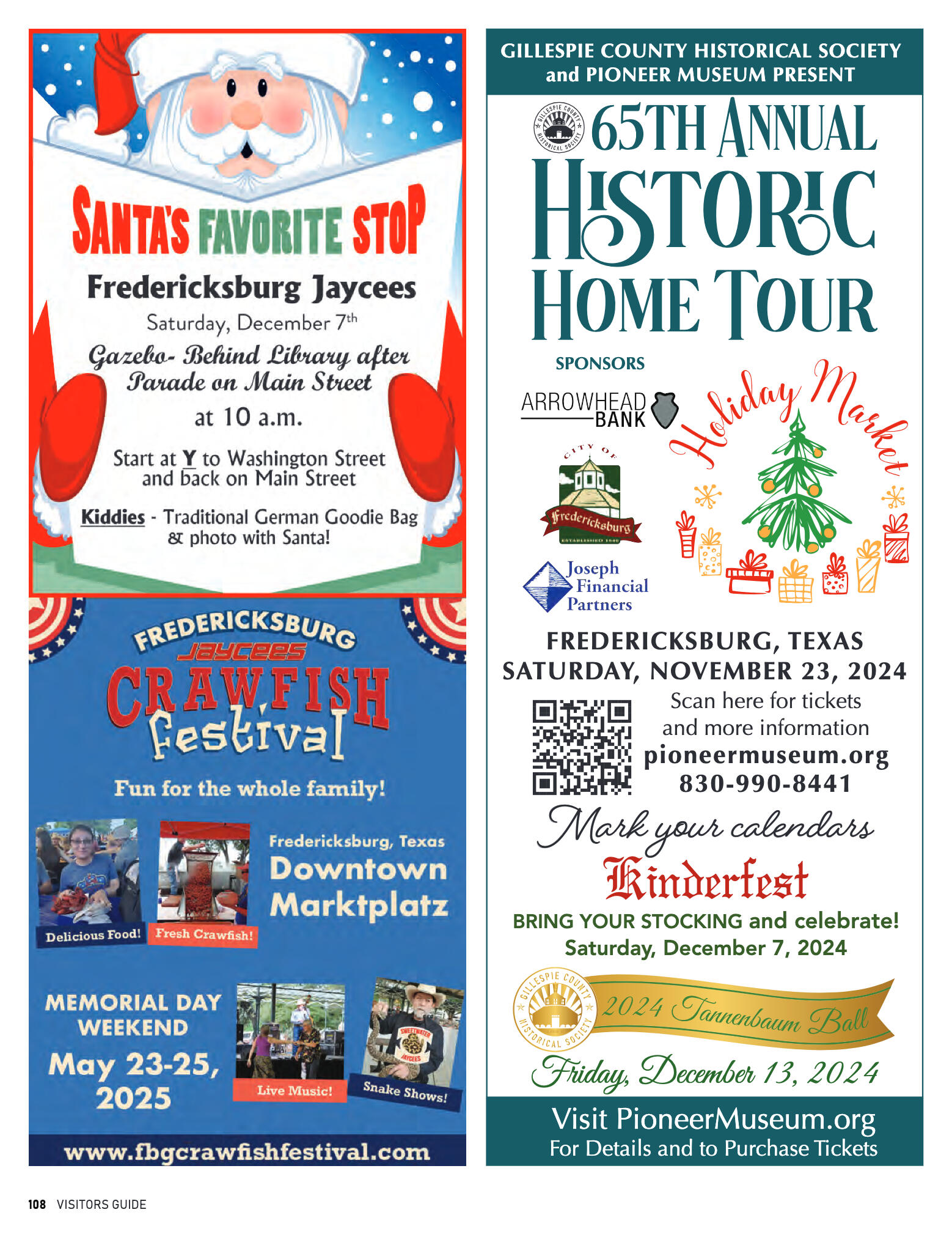 GoFredericksburg Visitors Guide Fall / Winter 2024 - page 108