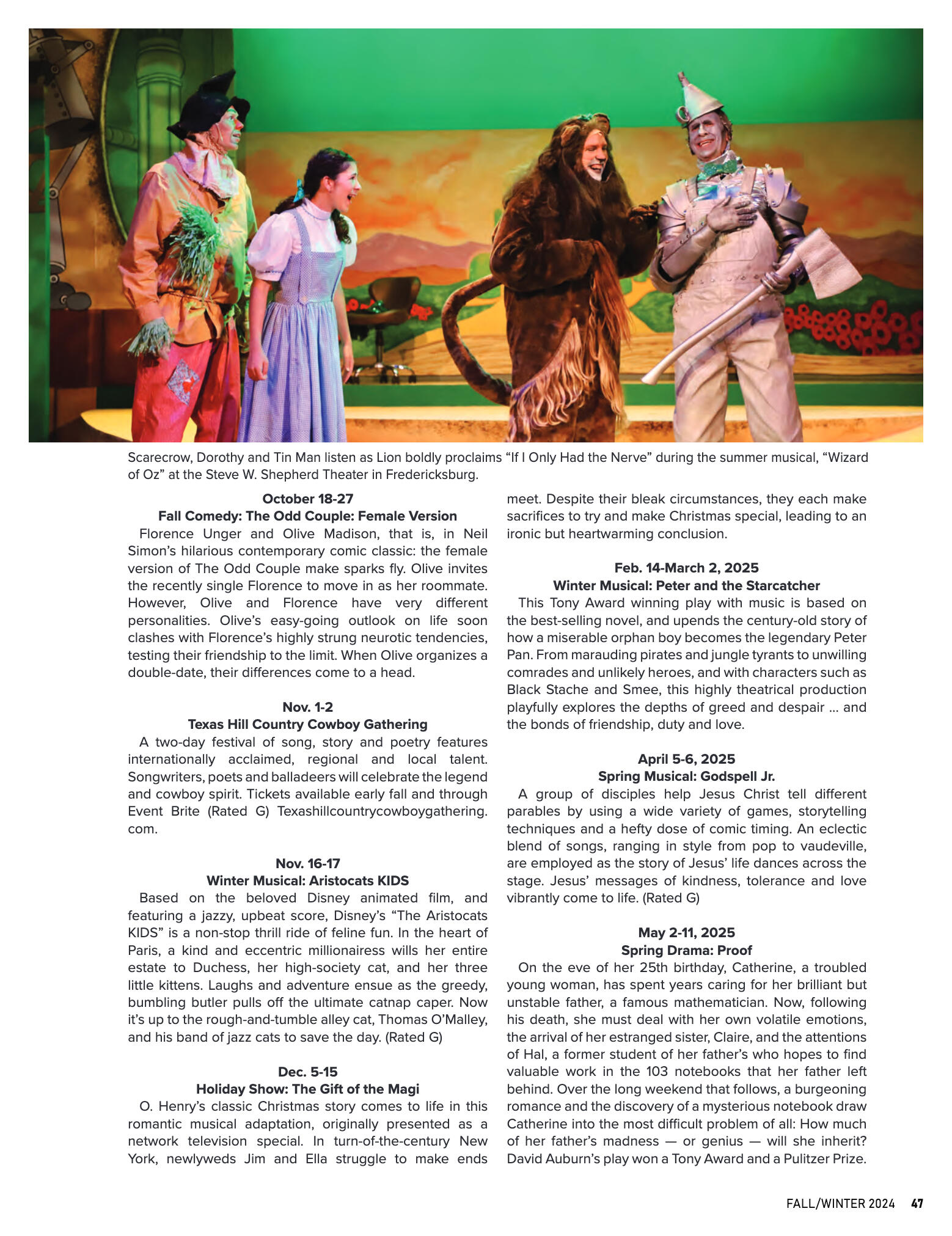 GoFredericksburg Visitors Guide Fall / Winter 2024 - page 47