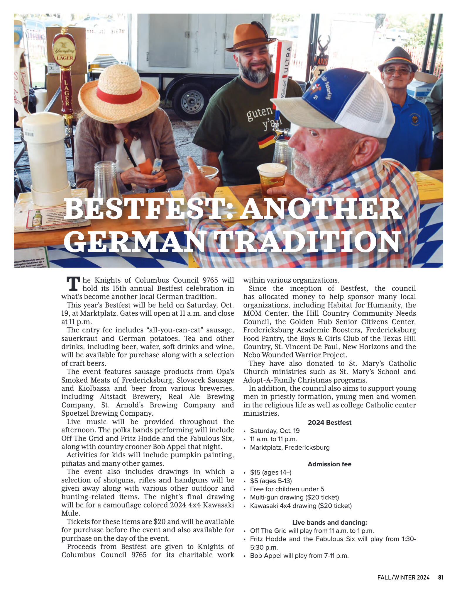 GoFredericksburg Visitors Guide Fall / Winter 2024 - page 81