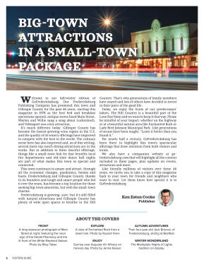 GoFredericksburg Visitors Guide Fall / Winter 2024 - page 4