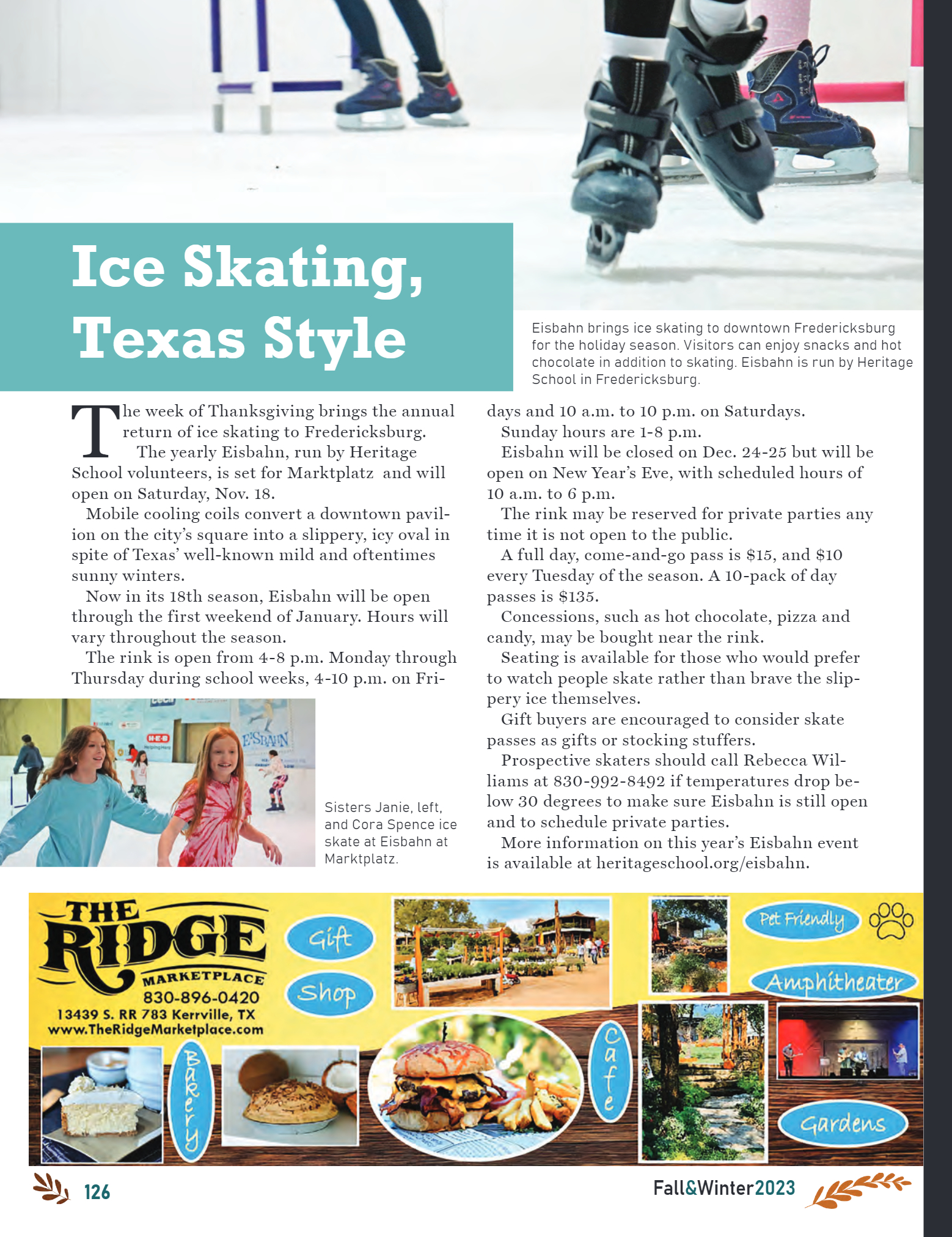 GoFredericksburg Visitors Guide Fall / Winter 2023 - page 128