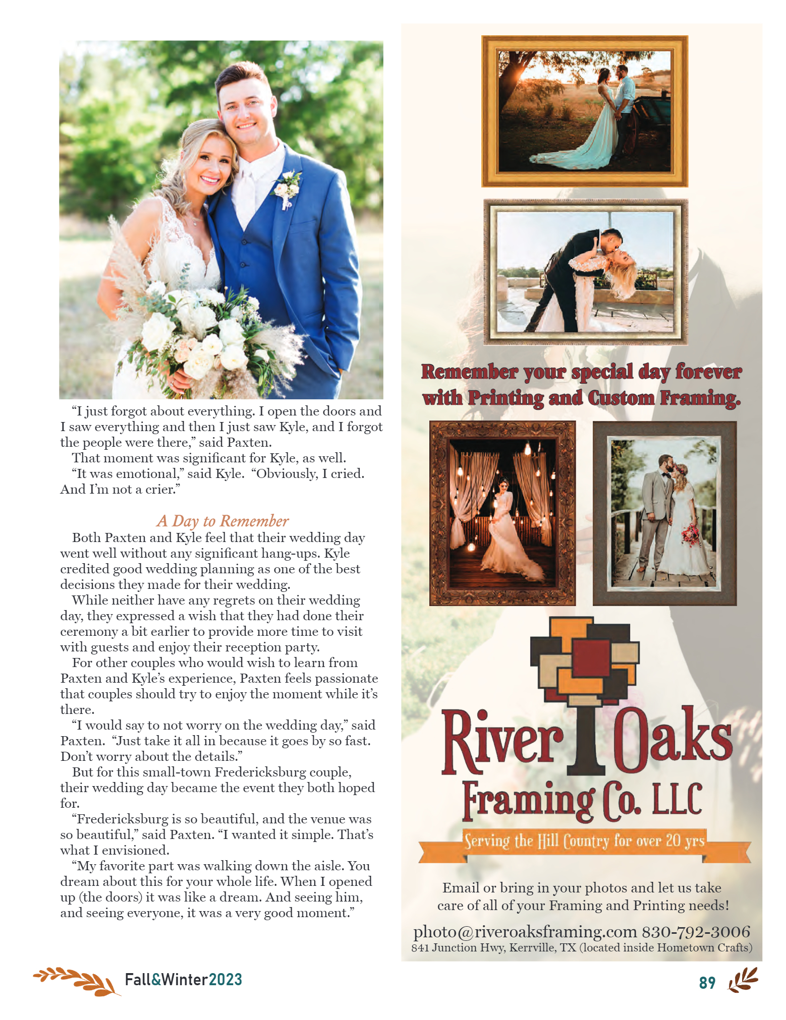 GoFredericksburg Visitors Guide Fall / Winter 2023 - page 91