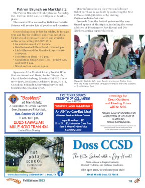 GoFredericksburg Visitors Guide Fall / Winter 2023 - page 115