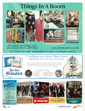 GoFredericksburg Visitors Guide Fall / Winter 2023 - page 116