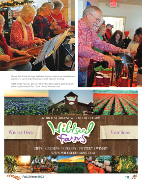 GoFredericksburg Visitors Guide Fall / Winter 2023 - page 141